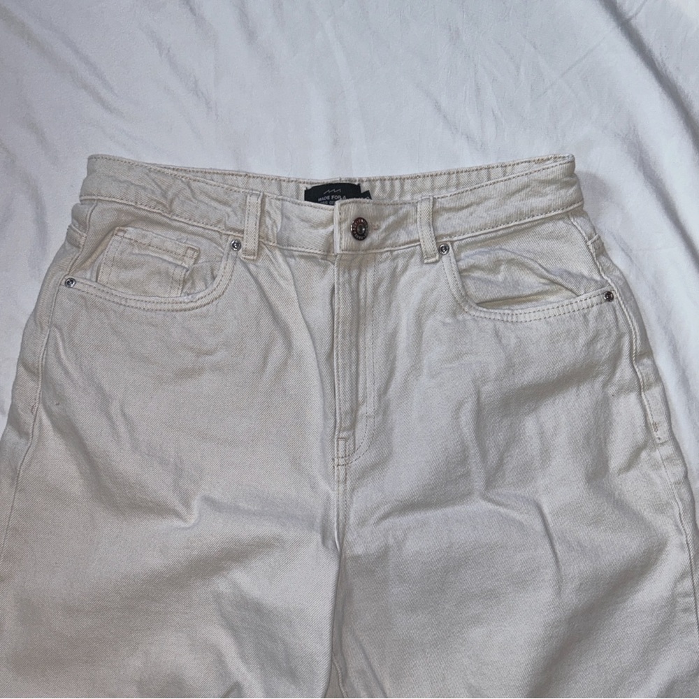 Factorie Baggy Jeans in Cream